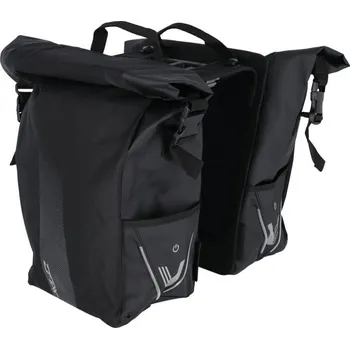 brašna na kolo brašna XLC V-light Rolltop dvojitá černá MIK