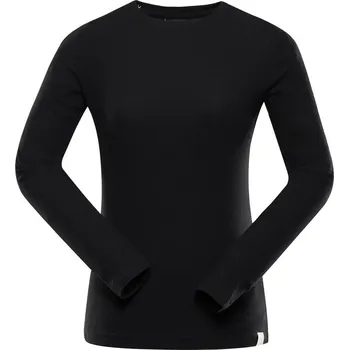 Dámské oblečení triko dámské dlouhé ALPINE PRO BOGRA černé
