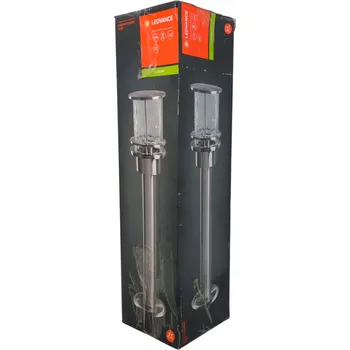 Venkovní osvětlení Osvětlovací sloupek kulatý Ledvance E27 55 cm stříbrný