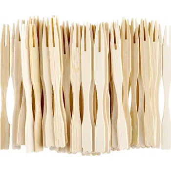 Jednorázové nádobí jehla 10cm, 100ks, bambus Rychlá expedice, doprava zdarma od 999,-