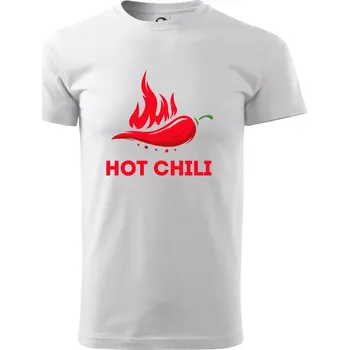 Pánské tričko Hot Chili - Triko extra velké (5-8XL) - 8XL ( Bílá )