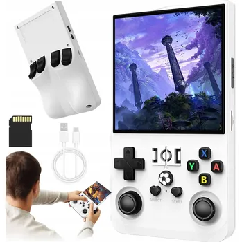 Herní konzole PŘENOSNÁ HERNÍ KONZOLE R36MAX S 64G TF KARTOU A 18000+ HRY