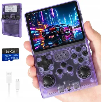 Herní konzole R40S HERNÍ KONZOLE S TYPE C, 256 GB PAMĚTI A 3.5 PALCOVÝM DISPLEJEM