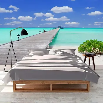 Tapeta Sablio Tapeta Molo na pláži - 125x75 cm