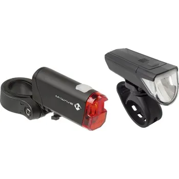Cyklosvítilna osvětlení přední + zadní M-Wave Atlas K51 sada
