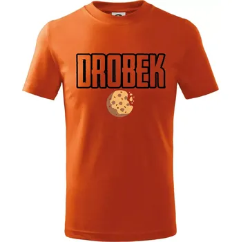 Drobek - sušenka - Tričko dětské bavlněné - 146 cm/10 let ( Oranžová )