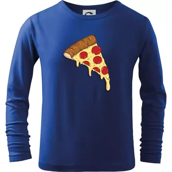 Chlapecké tričko Pizza pro gurmány - Triko dětské Long Sleeve - 122 cm/6 let ( Královská modrá )
