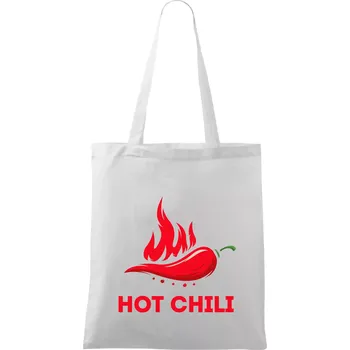 Hot Chili - Taška bavlněná - 42 x 38 cm ( Bílá )