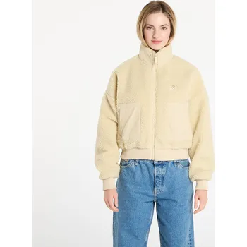 Bunda Karl Kani OG Crop Teddy Bomber Jacket Beige L