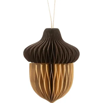 Papírová závěsná dekorace Honeycomb Acorn – Sass & Belle ID_1649036