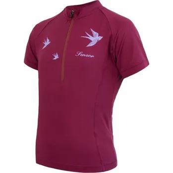 cyklistický dres dres krátký dětský SENSOR SWALLOW lilla