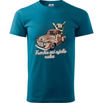 Pánské tričko Trochu mi ujela ruka - Klasické pánské triko vyšší gramáže - XS ( Petrolejová )