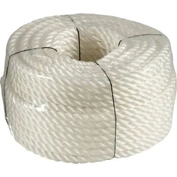 Lany Lano silonové, 10 mm x 50 m, bílé