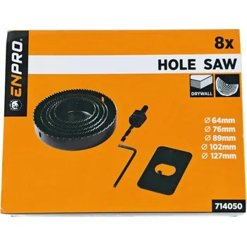 Vrták Pila vykružovací - set 8 ks, ENPRO