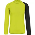 KARPOS Cyklistické triko s dlouhým rukávem - DINAMICO OCTA - žlutá/černá