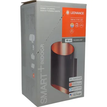 Nástěnné svítidlo Nástěnné svítidlo Ledvance LED Smart+ Orbis Cylindro Černé 12W