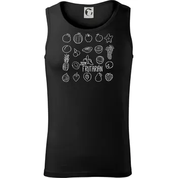 Jsem frutarián - ovoce - Tílko pánské Core - XL ( Černá )