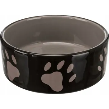 Miska pro psa Jedna keramická miska Trixie černá 0,3 l