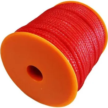 Provázek stavební pletený, 50 m, 2 mm, červený, ENPRO