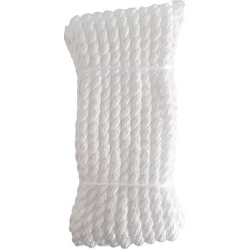Železářství Lano stáčené PPV 10 mm, 10 m, bílé, ENPRO