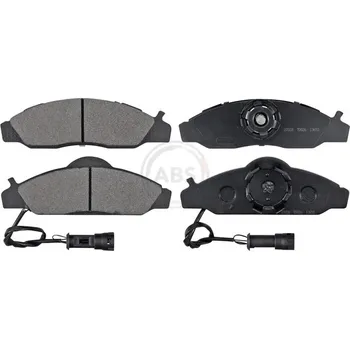Brzdová destička Sada brzdových destiček, vždy 4 kusy v sadě A.B.S. 37028