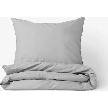 Povlečení Bavlněné povlečení - šedé 150 x 200 a 50 x 60 cm