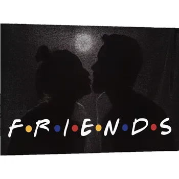 Obraz Sablio Obraz Seriál přátelé FRIENDS Polibek - 150x110 cm