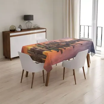 ubrus Sablio Ubrus New York Západ slunce - 90x90 cm