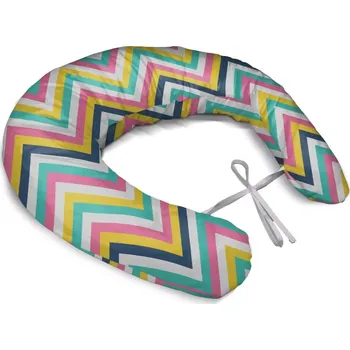 Polštář Sablio Těhotenský polštář Duhové klikyháky