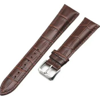 Řemínek na hodinky Kožený řemínek Ricardo Pescara, hnědý, délka XL - 20 mm