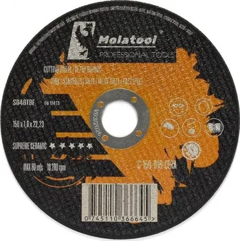 Řezný kotouč MOLATRADE Kotouč řezný keramický 150 x 1,6 x 22,2 mm, Molatool Profi