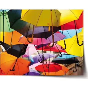 Plakát Sablio Plakát Deštníky - 120x80 cm