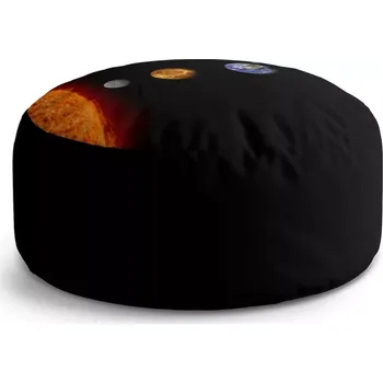 Taburet Sablio Taburet Circle Planety a slunce: 38x48 cm