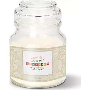 Svíčka Sablio Svíčka Když Bůh stvořil kamarády - 120 g