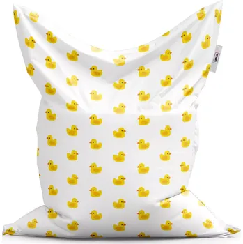 Sedací pytel Sablio Sedací vak Classic Žluté kačenky - 200x140 cm