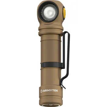 Svítilna ArmyTek Wizard C2 Pro Max Sand White LED kapesní svítilna, s klipem na opasek, s brašnou, napájeno akumulátorem, 4000 lm, 149 g