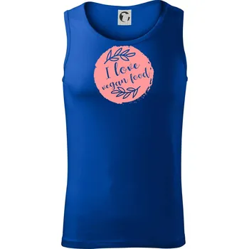 I love vegan food - Tílko pánské Core - L ( Královská modrá )