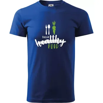Pánské tričko Fresh healthy food - Triko extra velké (5-8XL) - 6XL ( Královská modrá )