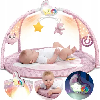 Hnízdečko pro miminko Vzdělávací podložka pro miminko Chicco 3v1 Enjoy Colors Pink 0+