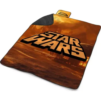 deka Sablio Plážová deka Star Wars Lávová planeta: 200x140 cm