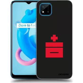 Pouzdro na mobilní telefon Picasee silikonový černý obal pro Realme C11 (2021) - Le Plastenciaga