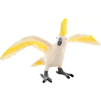 Plastová figurka papoušek kakadu