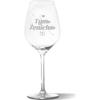 Víno Sablio Sklenička na víno Tým ženicha: 49 cl