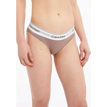 Dámské spodní prádlo Dámské kalhotky Calvin Klein QF7047 L Sv. hnědá