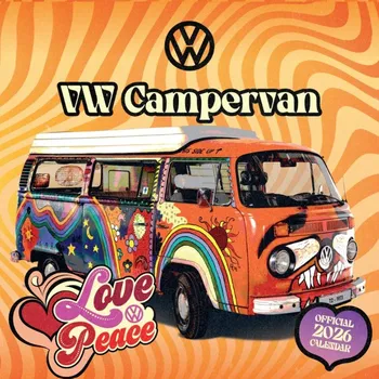 Kalendář Oficiální nástěnný kalendář 2026 Volkswagen transportér s plakátem (SQ 30,5 x 30,5|61 cm)