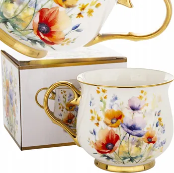 Hrnek Artpol Flower porcelán 450 ml