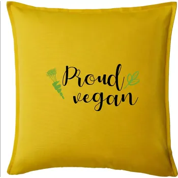 Polštář Proud vegan - Polštář 50x50 - 50x50 - Pouze potah ( Žlutá )