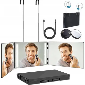 Zrcadlo ZRCADLO 360°, TŘÍDÍLNÉ ZRCADLO PRO SAMOSTŘIH VLASŮ A LÍČENÍ