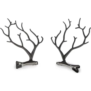 Náramek Párty sponky do vlasů parohy, střední, černá