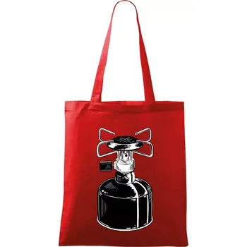 Kempingový vařič - Taška bavlněná - 42 x 38 cm ( Červená )